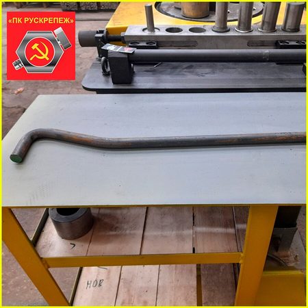 М42x2120 тип 1.2 сталь 3пс2 Фундаментный болт изогнутый ГОСТ 24379.1-2012